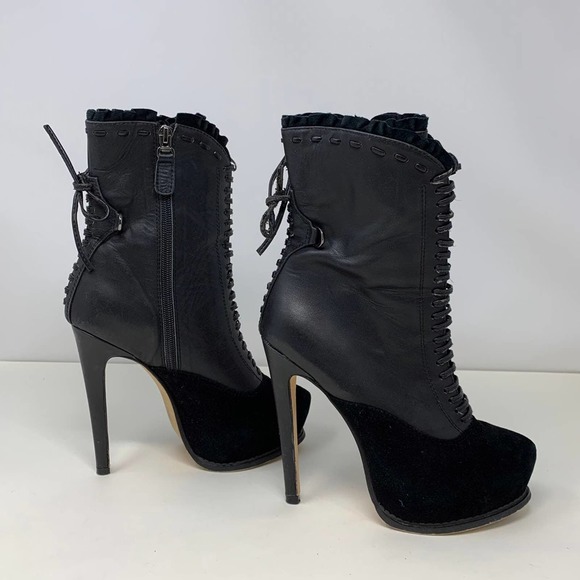 DIOR  Corset Lace Up Ankle Boots - Picture 1 of 12